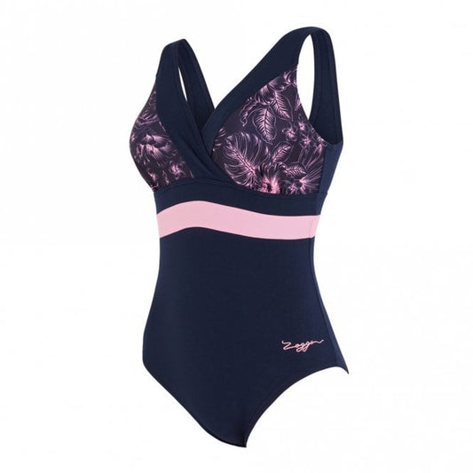 Womens Square Back One Piece Swimsuit