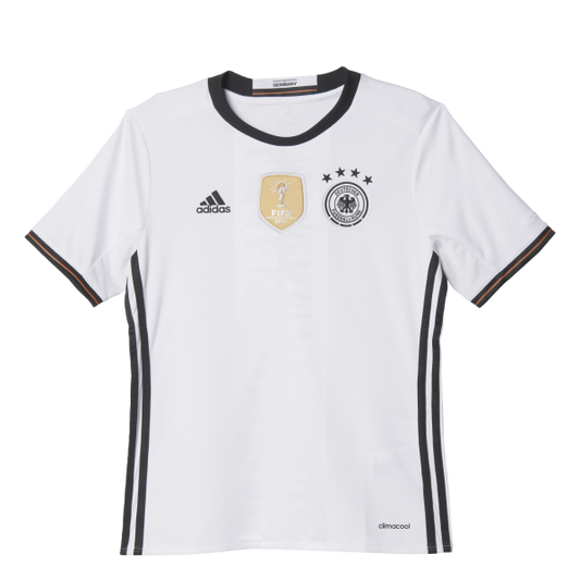 Germany Home Junior Short Sleeve Jersey 2016