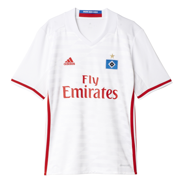 Hamburg SV Home Short Sleeve Jersey 2016 2017