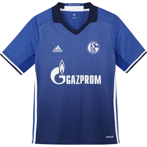 Schalke 04 Home Short Sleeve Jersey 2016 2017