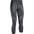 Womens Mirror Printed Crop Tight