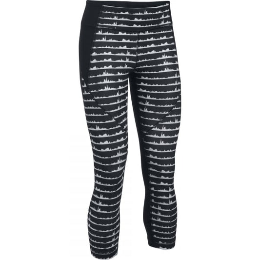 Womens Mirror Printed Crop Tight