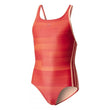 Girls 3-Stripes Graphic Swimsuit