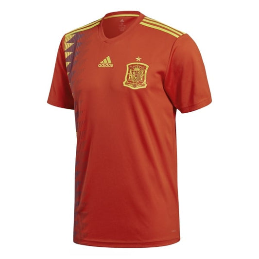 Spain Home Mens Short Sleeve Jersey 2018