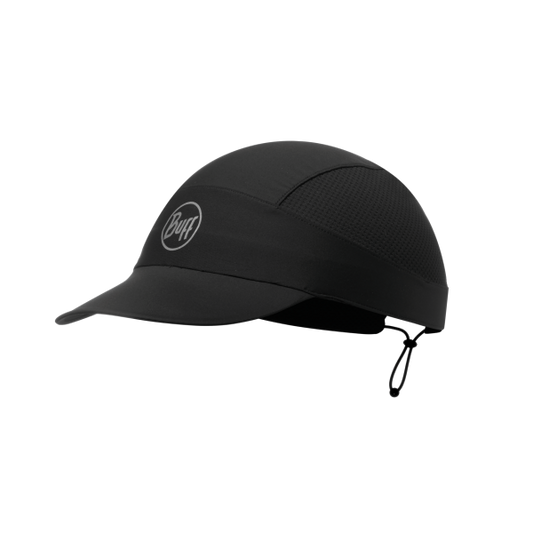 R-Solid Black Pack Run Cap