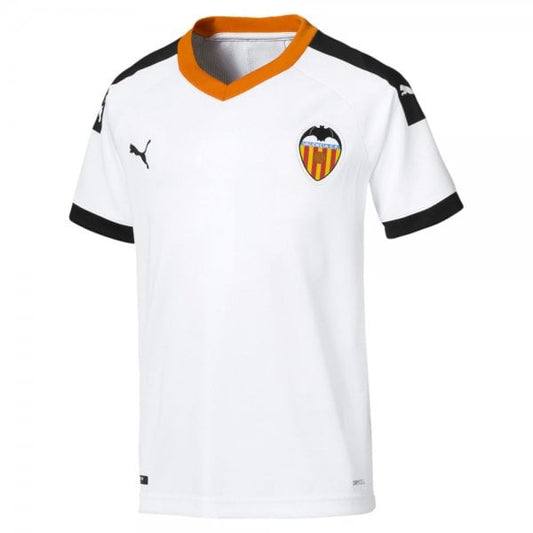 Valencia Home Junior Short Sleeve Jersey 2019/2020