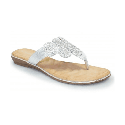 Womens Linara Glitz Toe Post Sandal