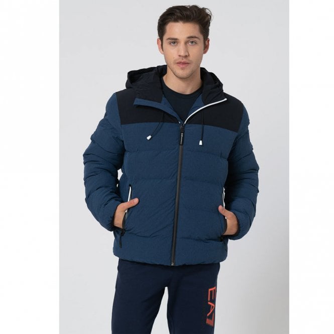 Two Tone Hooded Jacket