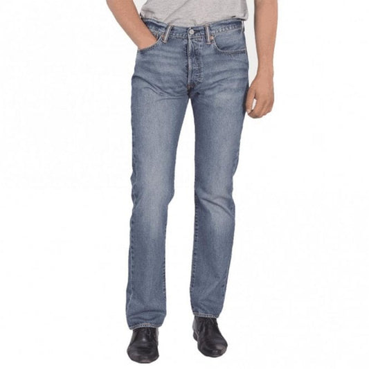 501 Mid Blue Jeans