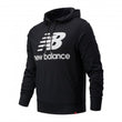 Mens Essentials Stacked Logo Hoodie