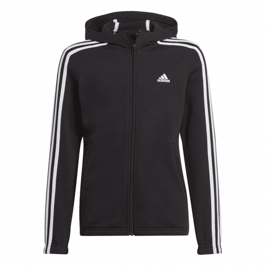 Girls Essentials 3-Stripes Full-Zip Hoodie