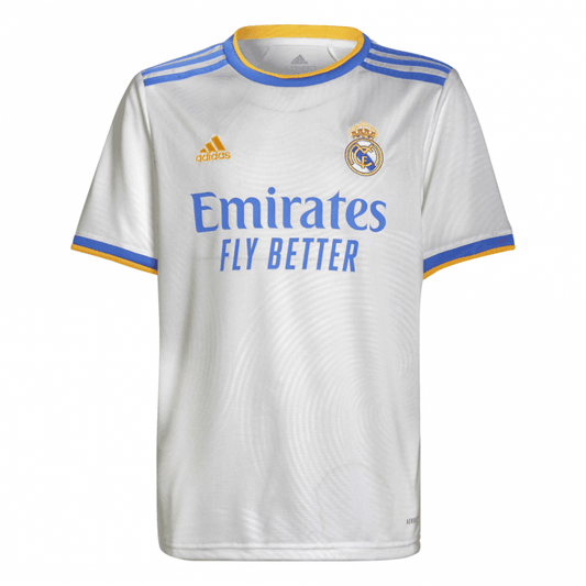 Real Madrid Home Junior Short Sleeve Jersey 2021/2022