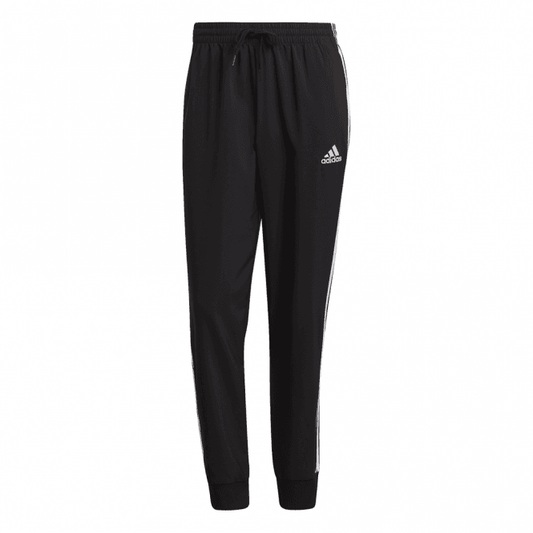 Mens AEROREADY Essentials Tapered Cuff Woven 3-Stripes Pant
