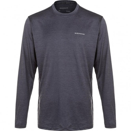 Mens Mell Melange Long Sleeve T-Shirt