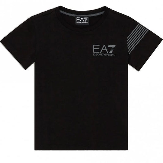 Boys 7 Lines Cotton T-Shirt