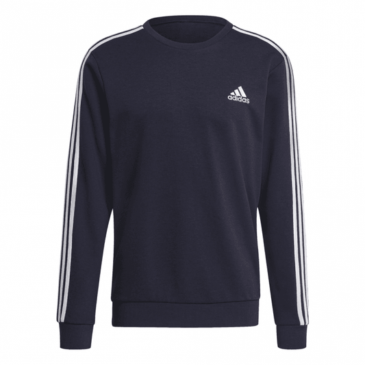 Mens Essentials French Terry 3-Stripes Sweatshirt