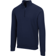 Mens Performance Blend Lined 1/4 Zip Wind Sweatshirt
