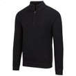 Mens Performance Blend Lined 1/4 Zip Wind Sweatshirt