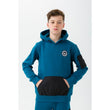 Boys Teal Command Crest Hoodie