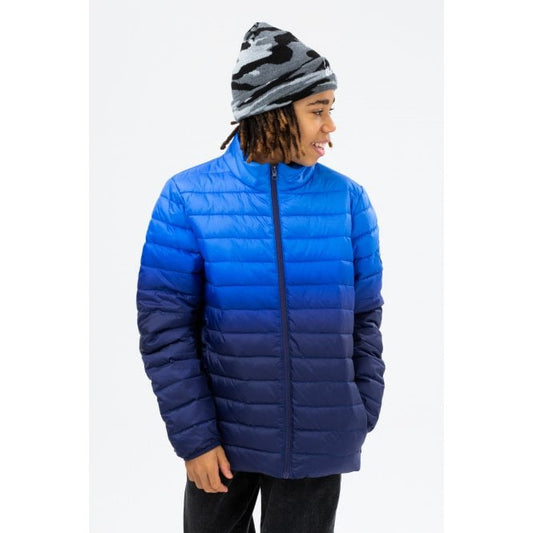 Boys Fade Crest Lightweight Puffer Jacket