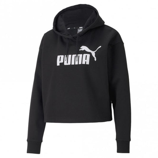 Essentials Cropped Logo Womens Hoodie