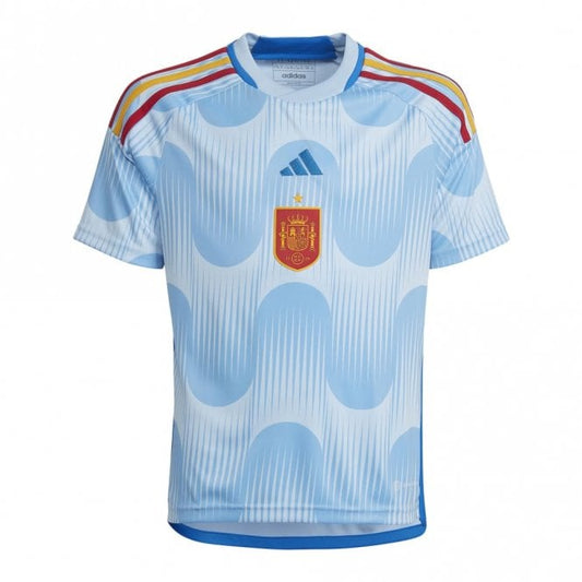 Spain Away Junior Short Sleeve Jersey 2022