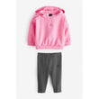 Infant Girls Hooded Fleece Tracksuit