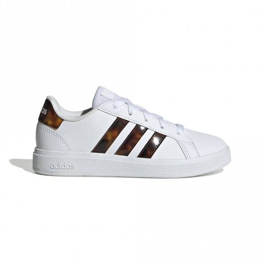 Kids Grand Court Lifestyle Tennis Lace Shoes