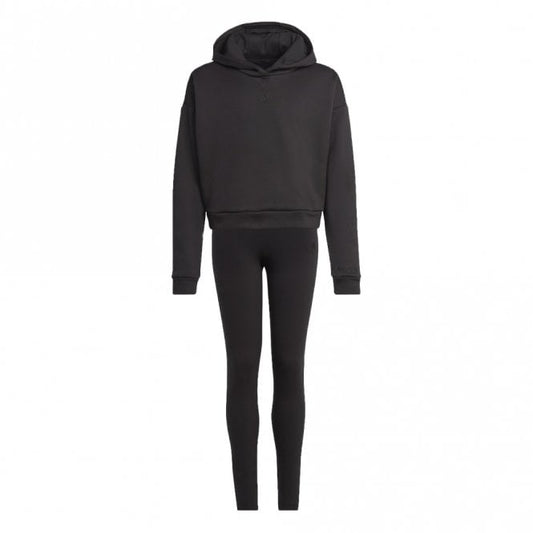 Girls Hooded Fleece Tracksuit
