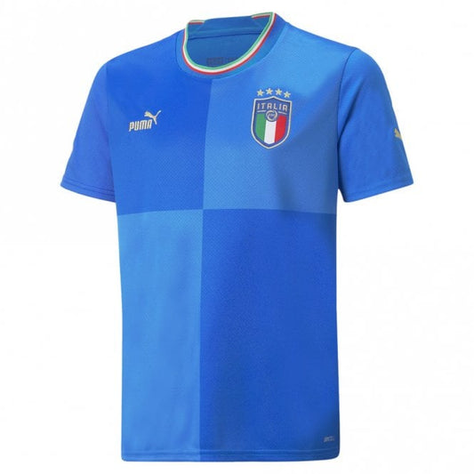 Italy Home Junior Short Sleeve Jersey 2022
