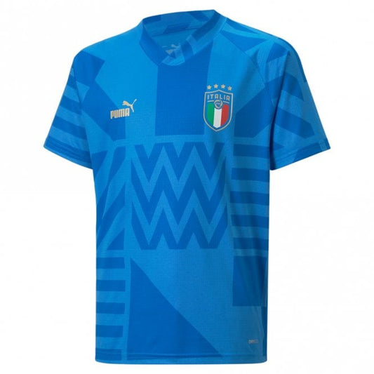 Italy Home Pre-Match Junior Short Sleeve Jersey 2022