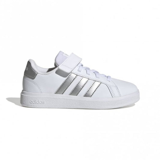 Kids Grand Court Lifestyle Court Elastic Lace and Top Strap Shoes