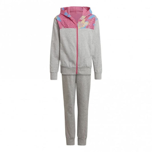 Girls Power Fleece Hooded Tracksuit