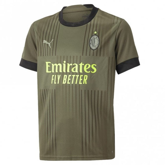 AC Milan 3rd Junior Short Sleeve Jersey 2022/2023