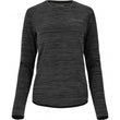 Womens Leah Waffle Melange Loose Fit T-Shirt