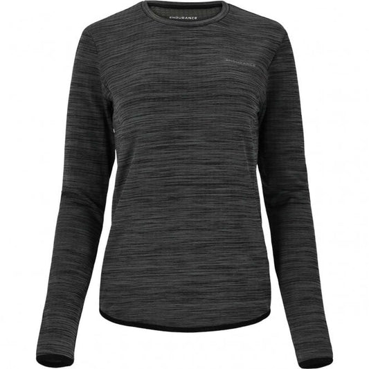 Womens Leah Waffle Melange Loose Fit T-Shirt