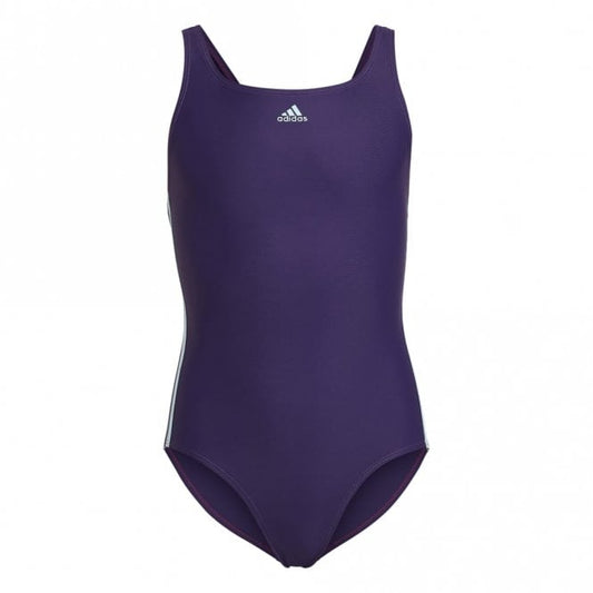 Girls Athly V 3-Stripes Swimsuit