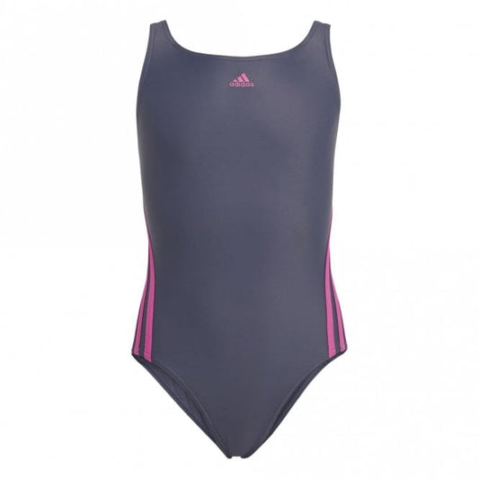 Girls 3-Stripes Swimsuit