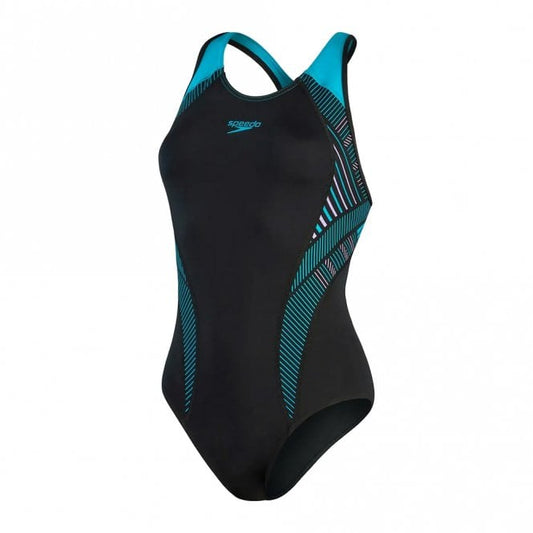 Womens Placement Laneback Swimsuit