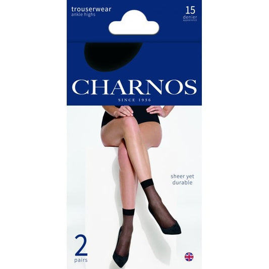 Womens Trouserwear Ankle Highs 2 Pair Pack