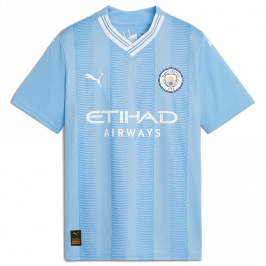 Manchester City Home Junior Short Sleeve Jersey 2023/2024