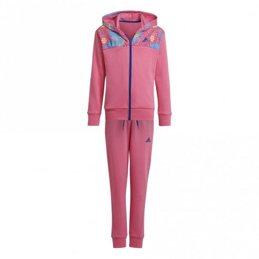 Girls Power Fleece Hooded Tracksuit