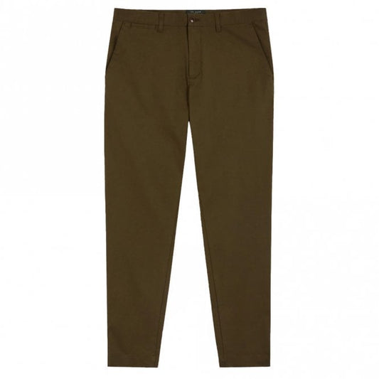 Mens Genbee Casual Relaxed Khaki Chino