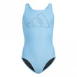 Girls Performance Big Bars Swimsuit