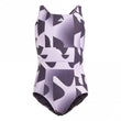 Girls Performance 3-Stripes Graphic Swimsuit