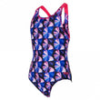Girls Disco Fan One Piece Flyback Swimsuit