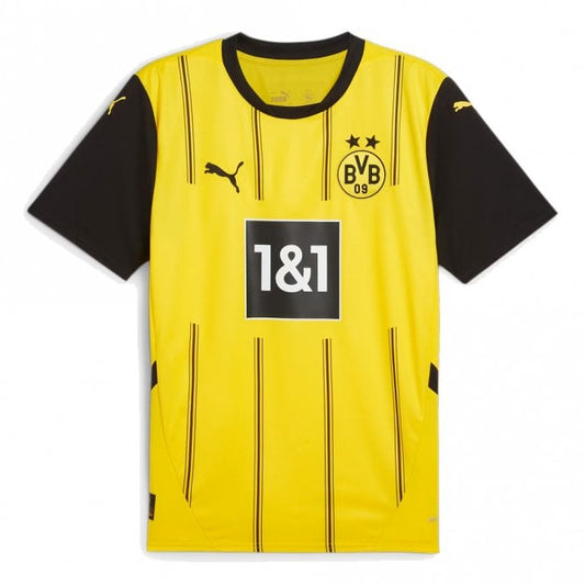 Borussia Dortmund Home Mens Short Sleeve Jersey 2024/2025