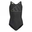 Girls Performance Big Bars Swimsuit