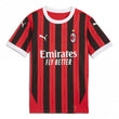 AC Milan Home Junior Short Sleeve Jersey 2024/2025