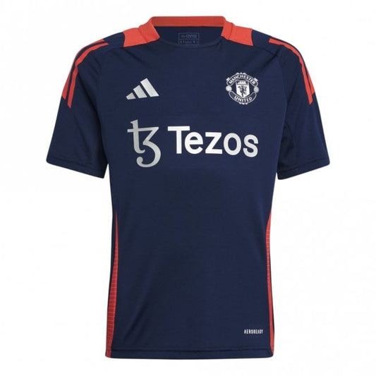 Manchester United Junior Short Sleeve Training Jersey 2024/2025